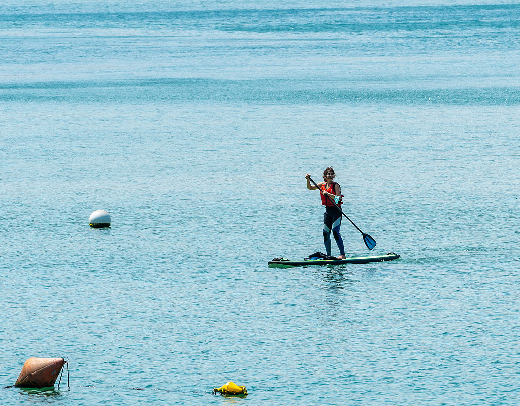 Practica de Paddle Surf - Apartamentos playa de La Arena